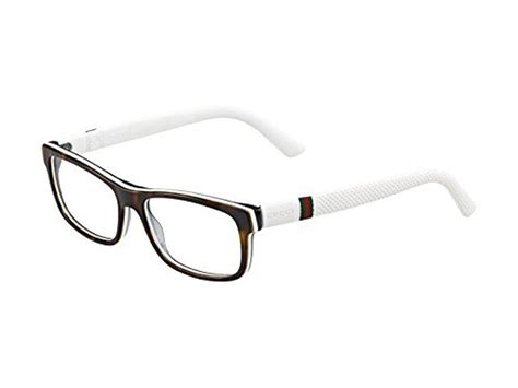 gucci white frame glasses